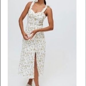 Urban outfitters sweetheart midi dress